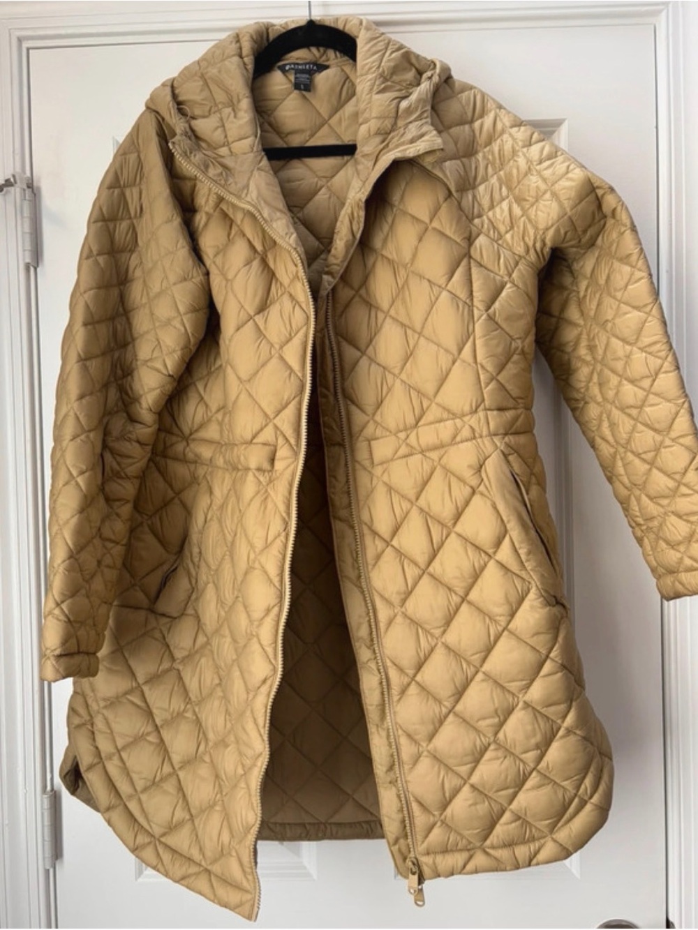 Athleta Whisper Featherless Puffer Parka Quilted Coat Winter Women’s Sz L